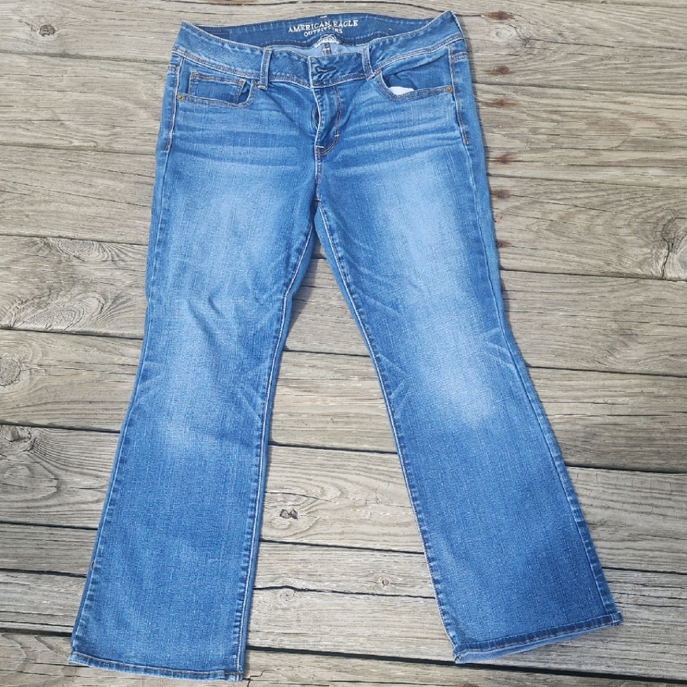 American Eagle Outfitters Light Blue Flare Jeans